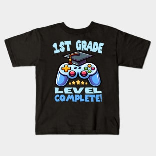 1St Level Complete Video Gamers Graduation Class 2024 Kids T-Shirt